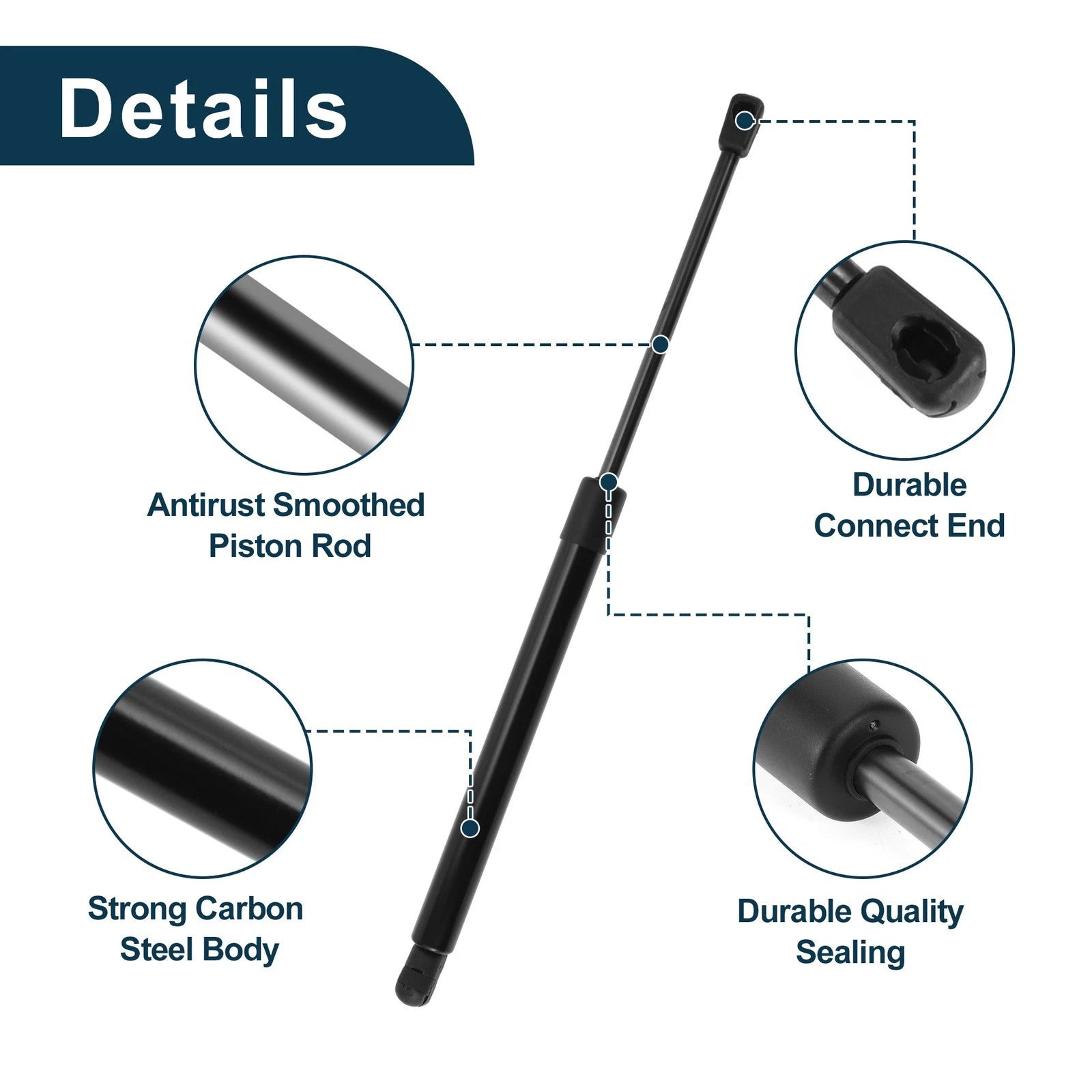 Rear Hatch Lift Supports Struts No. 817700W011 for Hyundai Santa Fe (2007–2012)
