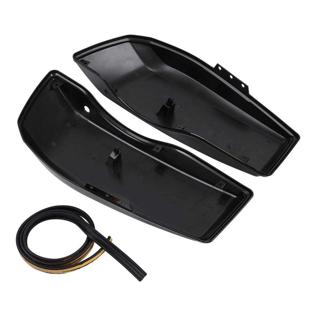 Vivid Black Hard Saddlebag Lids for Harley CVO Road Street Glide (2023–2025)