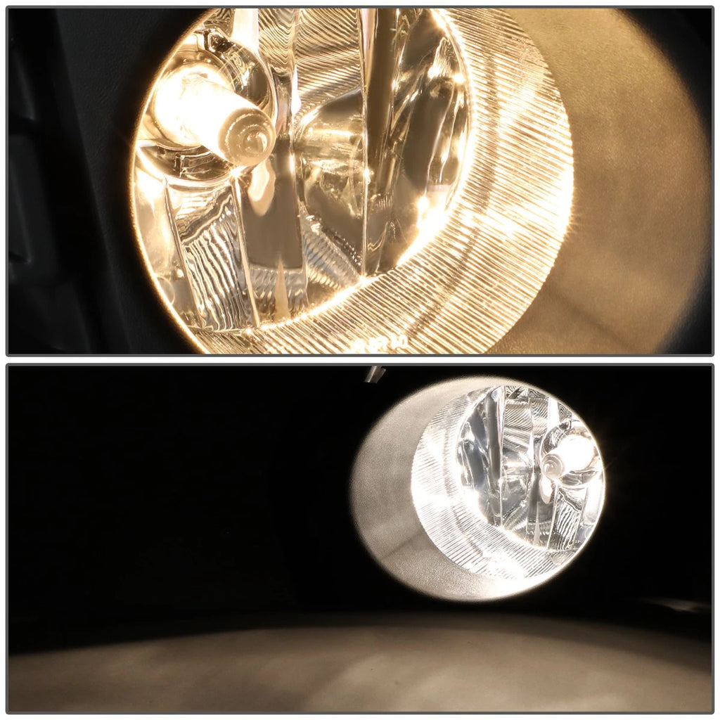 Clear Fog Light Bumper Lamps w/Bezel & Switch for Toyota RAV4 (2019–2020)