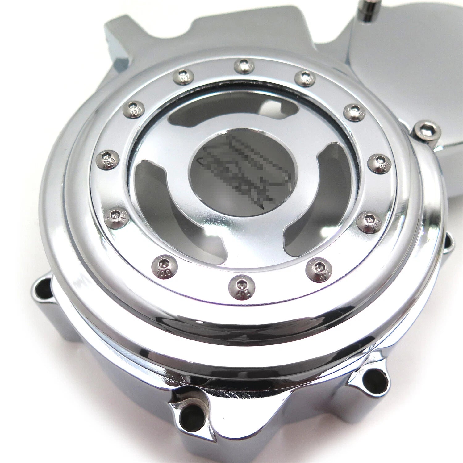 Chrome Left Engine Stator Cover for Suzuki GSXR 600/750 (2006–2024)