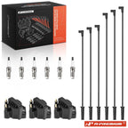 Ignition Coil, Iridium Spark Plug & Ignition Wires for Chevy Buick (2009–2016)