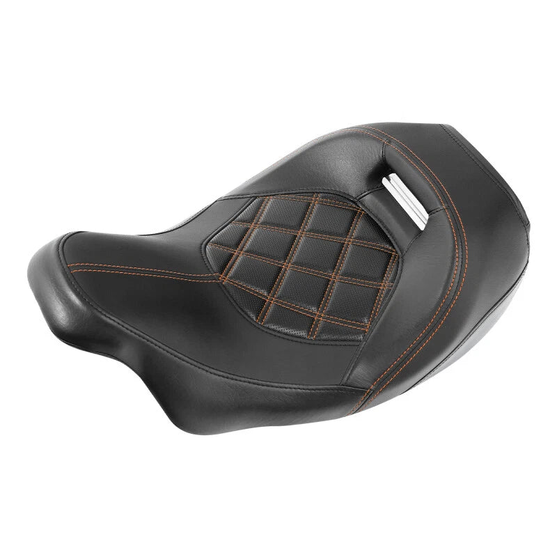Black Driver/Passenger Seat for Harley Touring Street Road Glide (2009–2023)