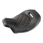 Black Driver/Passenger Seat for Harley Touring Street Road Glide (2009–2023)
