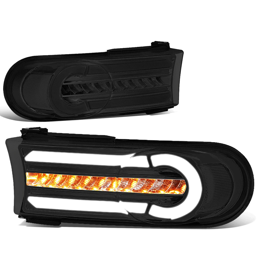 3D LED DRL + Sequential Turn Signal Bumper Light for FJ Cruiser (2007–2014)