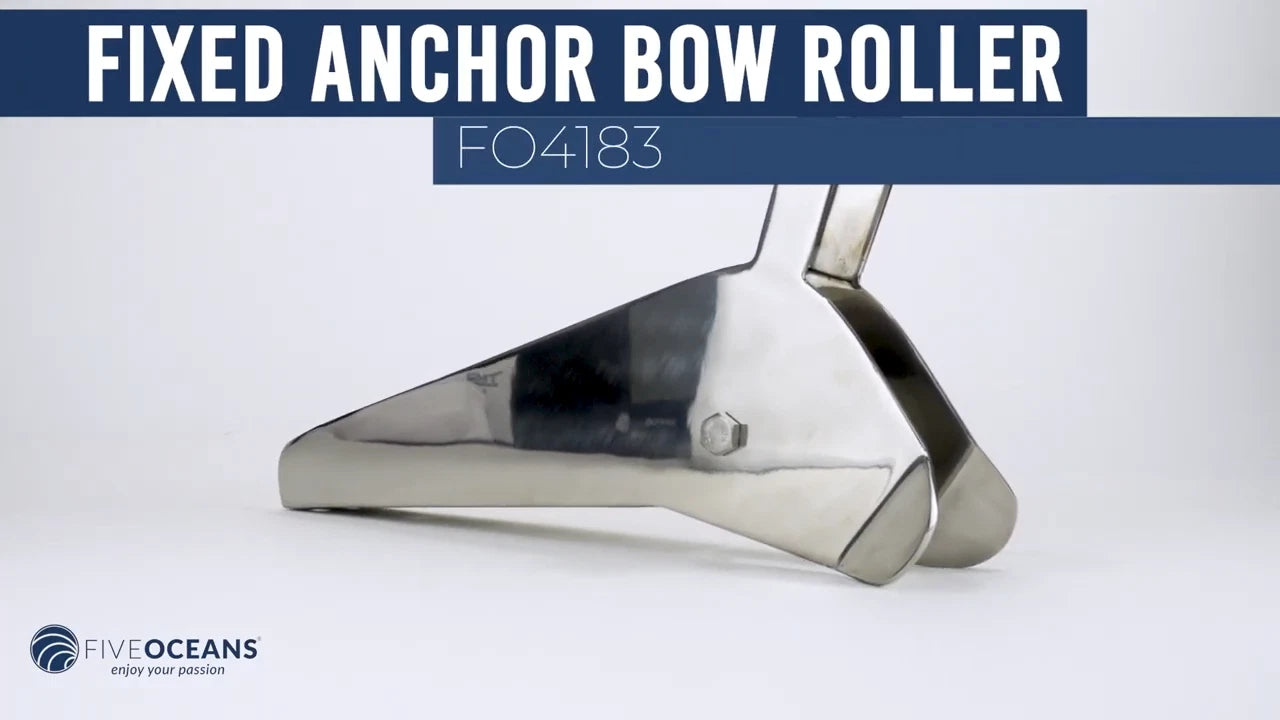 316 Stainless Steel Fixed Anchor Bow Roller for Boats (14-5/8-Inch)
