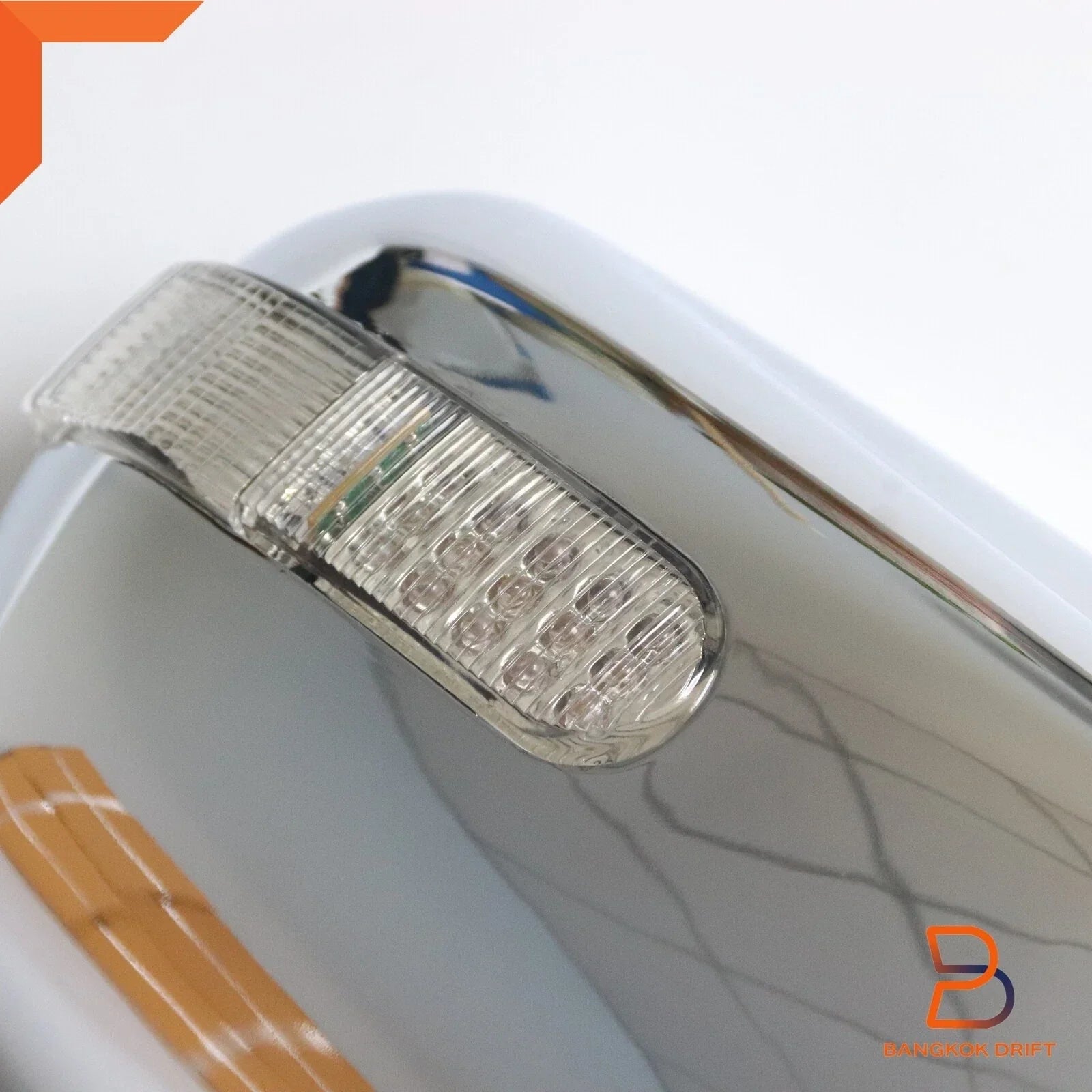 Chrome LED Mirror Cover Trim for Toyota Hilux Ute MK6 MK7 Vigo Champ (05-14)