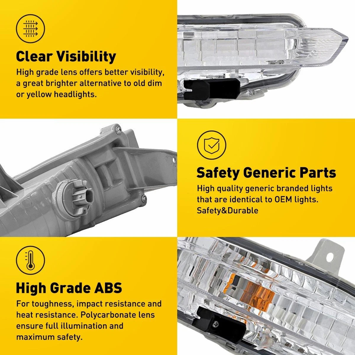 Front Right Turn Signal Light for Honda Pilot (2019–2022) 20-2022 EXV