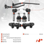Set of 8 Inner & Outer Tie Rod Ends for Ford E-150 Econoline (1992-2014)
