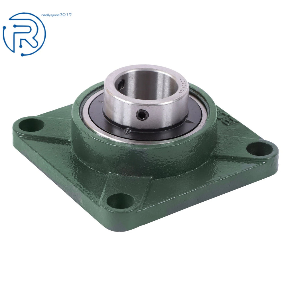 Set of 6 Pillow Block Flange Bearings for UCF208 (1-1/2" Bore)