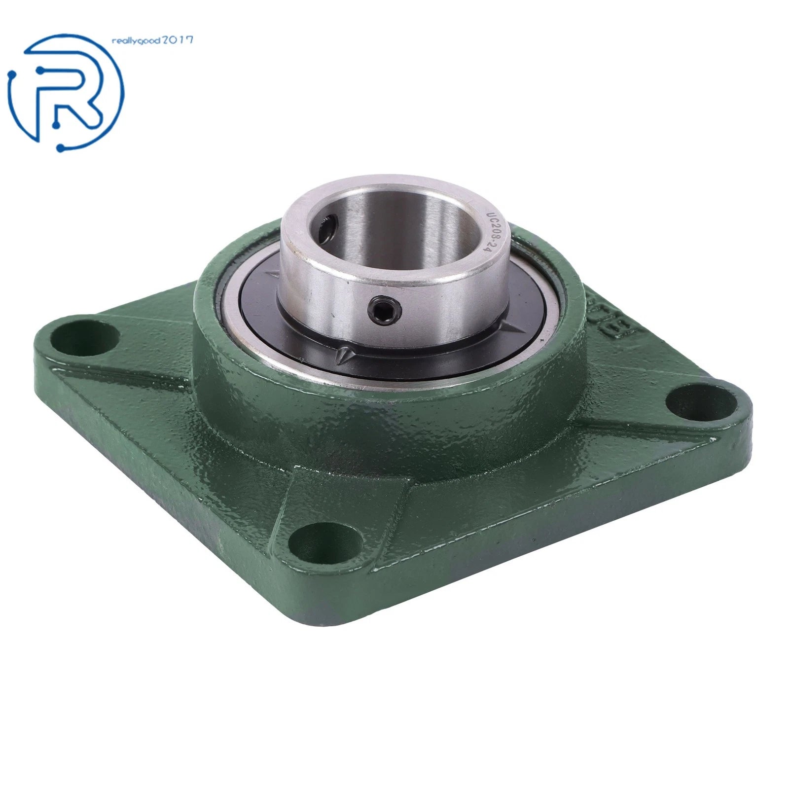 Set of 6 Pillow Block Flange Bearings for UCF208 (1-1/2" Bore)