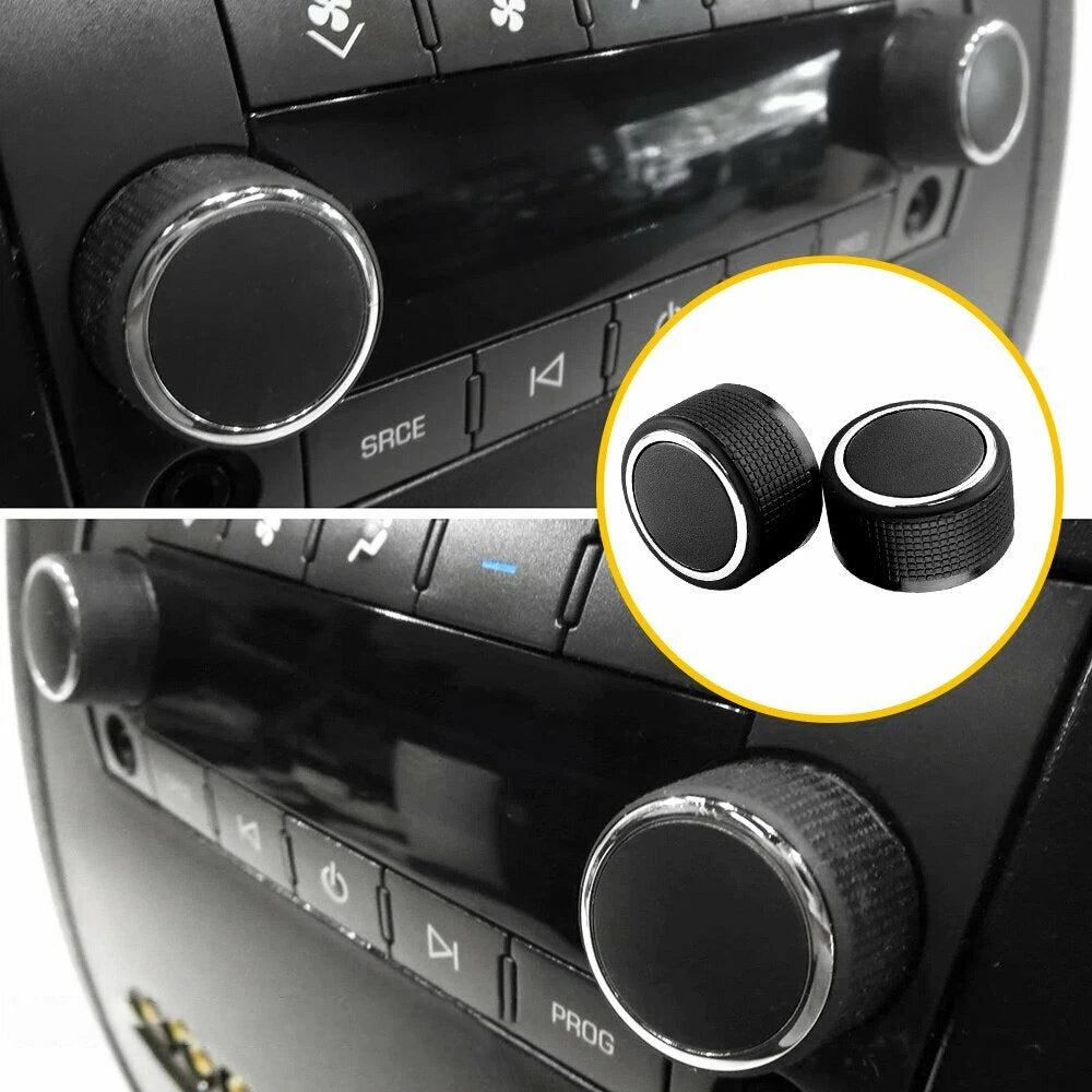 Chrome Rear Radio Volume Control Knob for Buick Cadillac Chevy Tahoe GMC
