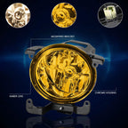 Fog Lights with Switch for Hyundai Accent (2003–2006) - Amber Lens
