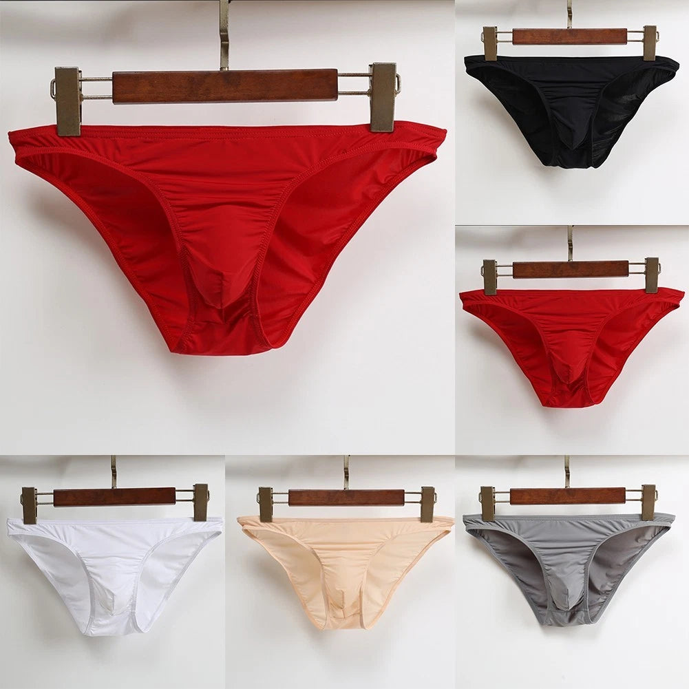 2X Breathable Low Rise G-String Briefs for Men - Skin Color