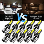 10x T10 SMD LED Interior Light Bulbs W5W 194 158 168 2825 for Universal