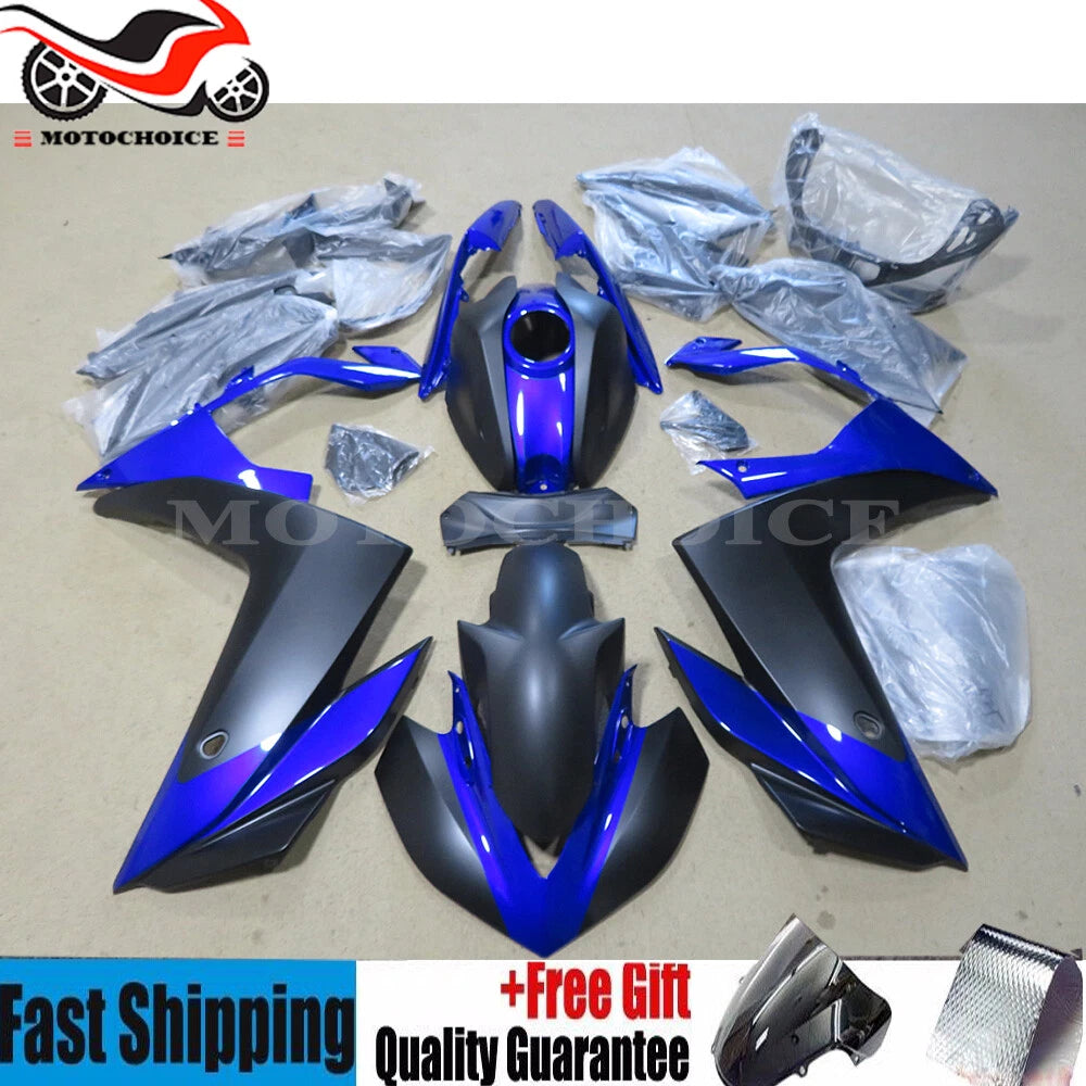 Fairing Kit for Yamaha YZF R3 (2014–2018) / R25 (2015–2017) - Blue & Matte Black