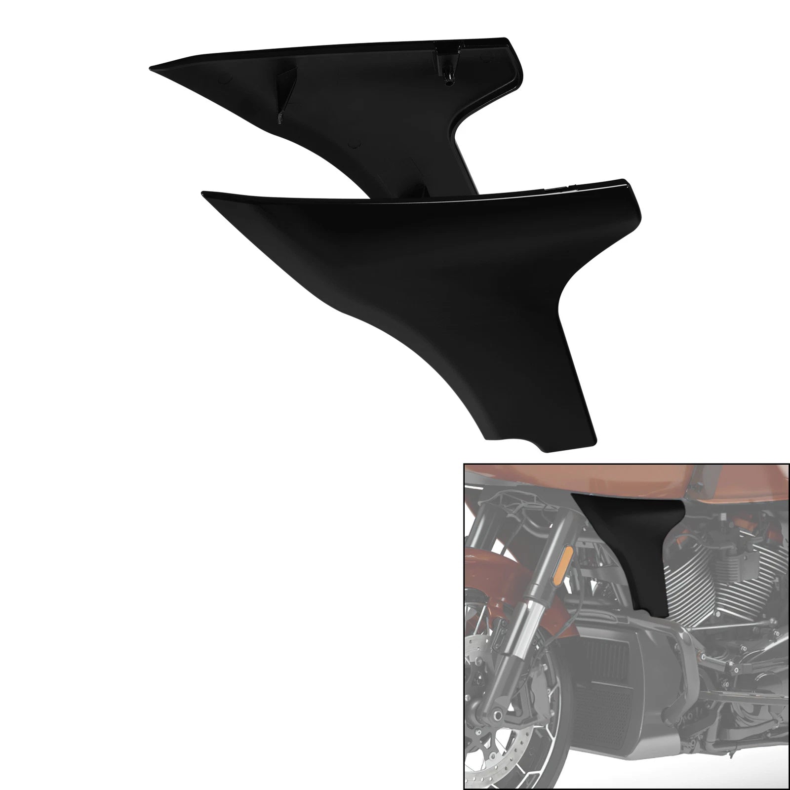 Fairing Side Spoiler Panel Protector for Harley Touring CVO Road Glide (2023–2025)