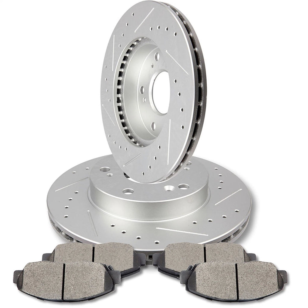 Front Brake Rotors & Ceramic Pads for Honda Civic (2006–2011)