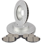 Front Brake Rotors & Ceramic Pads for Honda Civic (2006–2011)