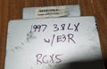 Engine Computer EEC-V for Ford Thunderbird Cougar (1997) RCX5 F6SF-12A650-AF