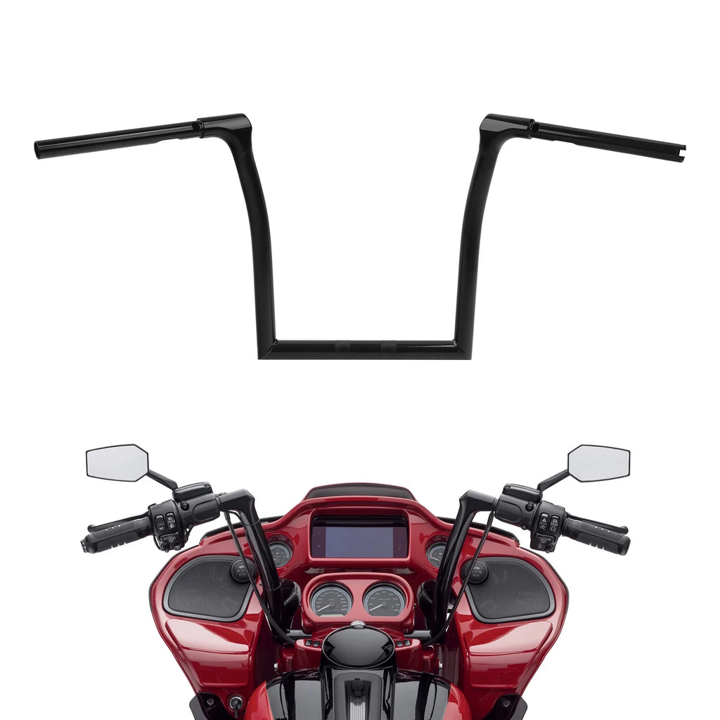 14" Black Ape Hanger Handlebar for Harley Touring Road Glide (2015–2023)