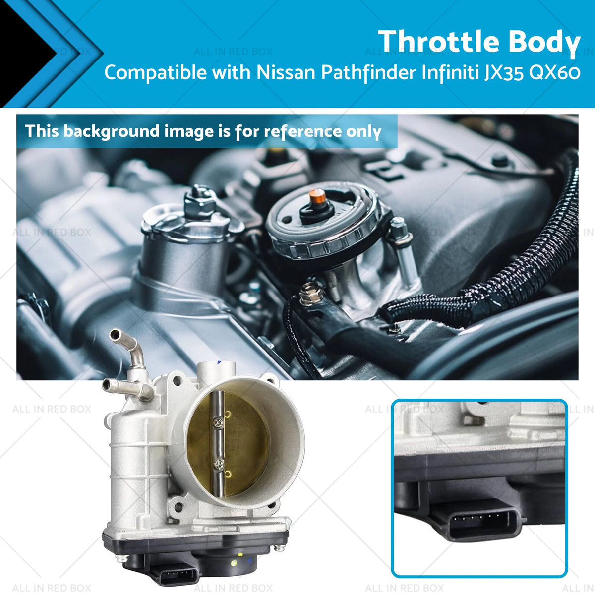Throttle Body for Nissan Pathfinder Murano Quest Infiniti JX35 QX60 (2013–2018)