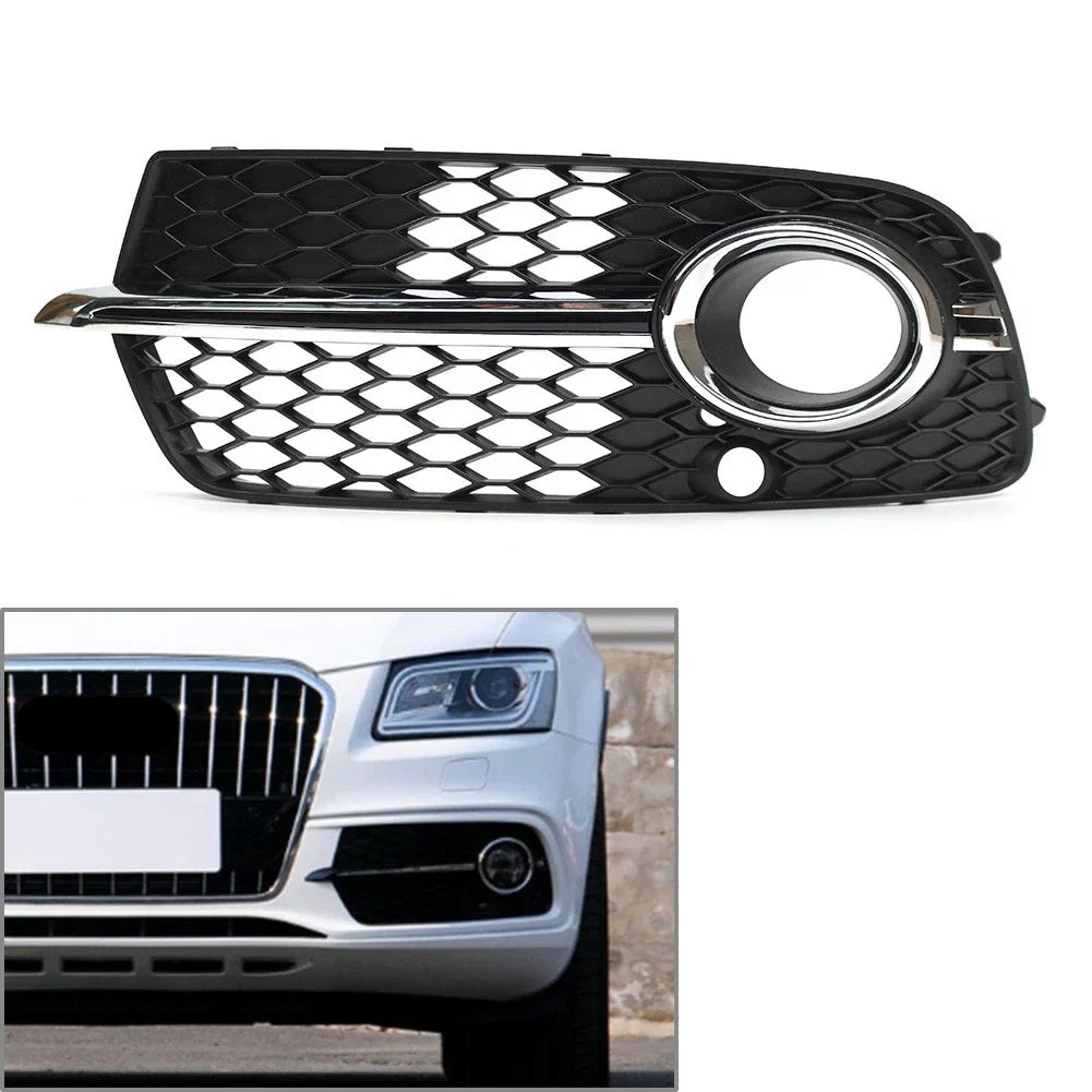 Front Left Fog Lamp Grill Cover Chrome Trim for Audi Q5 (2013-2017)