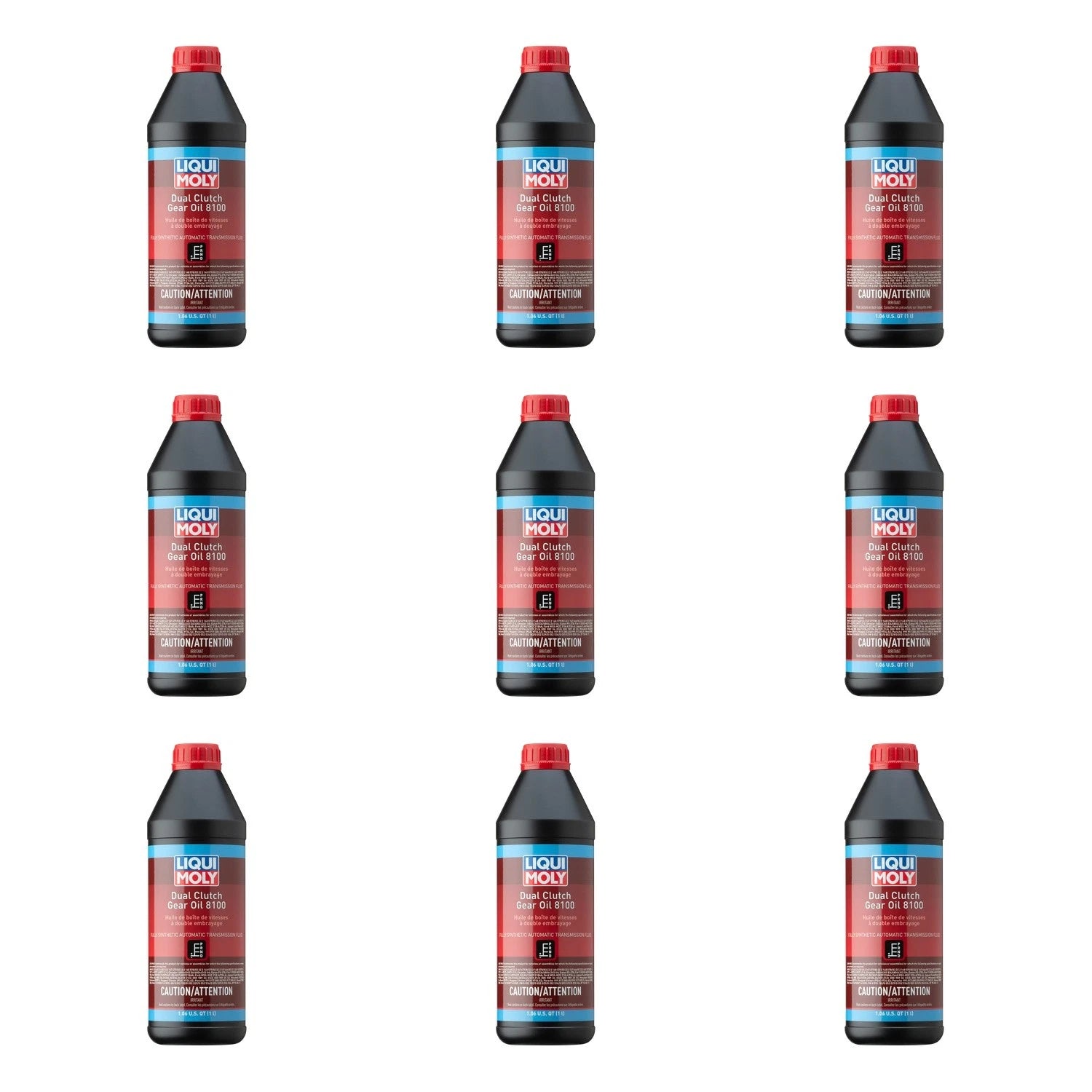 Set of 9 Liqui Moly 8100 Dual Clutch Automatic Transmission Fluid (9L)