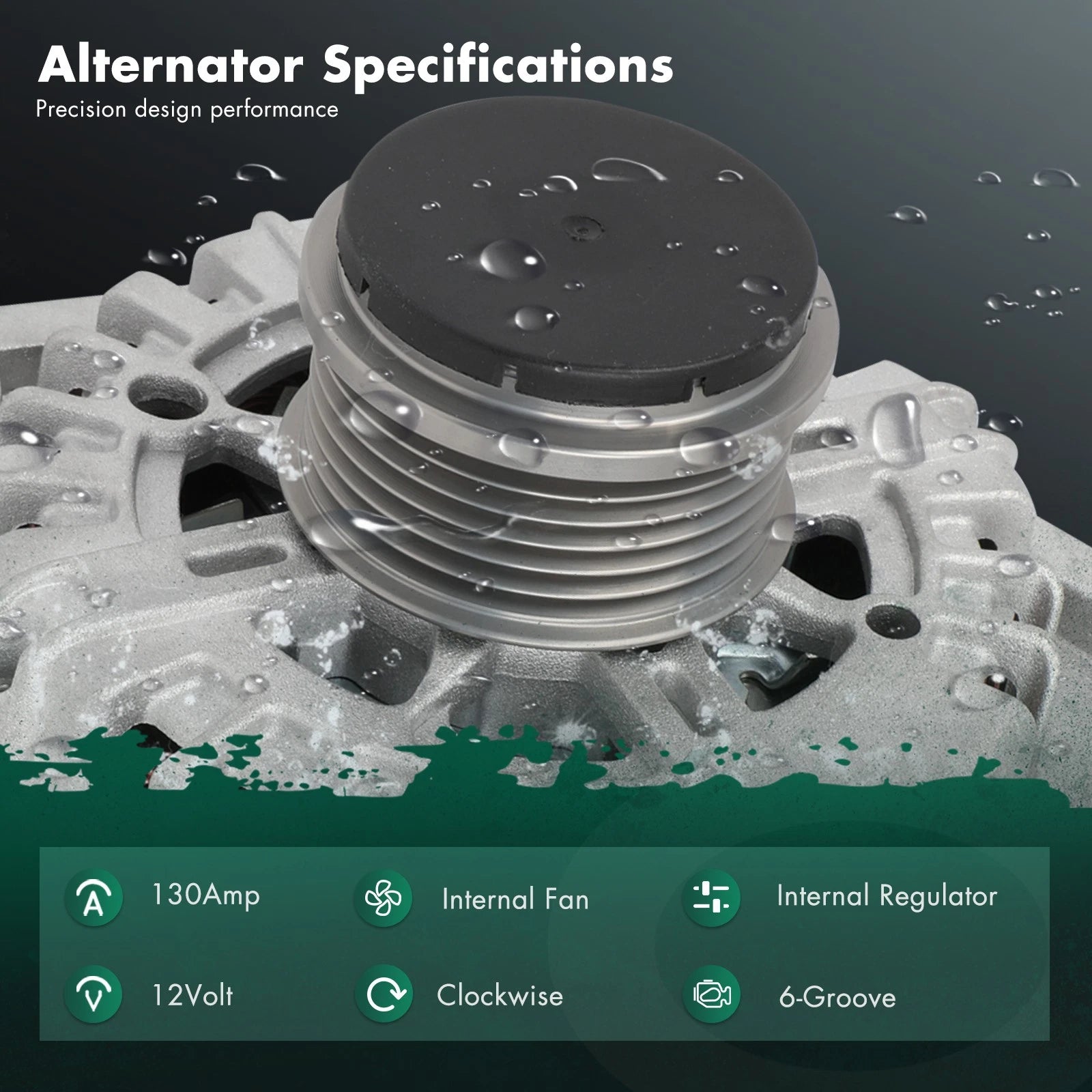 Alternator for Hyundai Elantra Kona Sonata Tucson (2015–2021) 21153N 37300-2B960