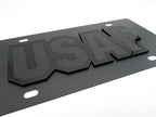 License Plate Bracket Black Tactical 3D Logo for Daytona USAF (USAF)
