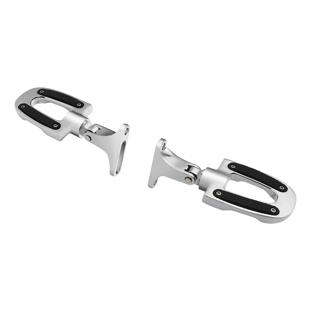 Chrome Rear Passenger Footpegs for Harley Touring Road Glide (1993-2025)