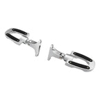 Chrome Rear Passenger Footpegs for Harley Touring Road Glide (1993-2025)