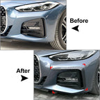 Carbon Front Bumper Lip Spoiler for BMW 4 Series G22 G23 M Sport (2020-23)