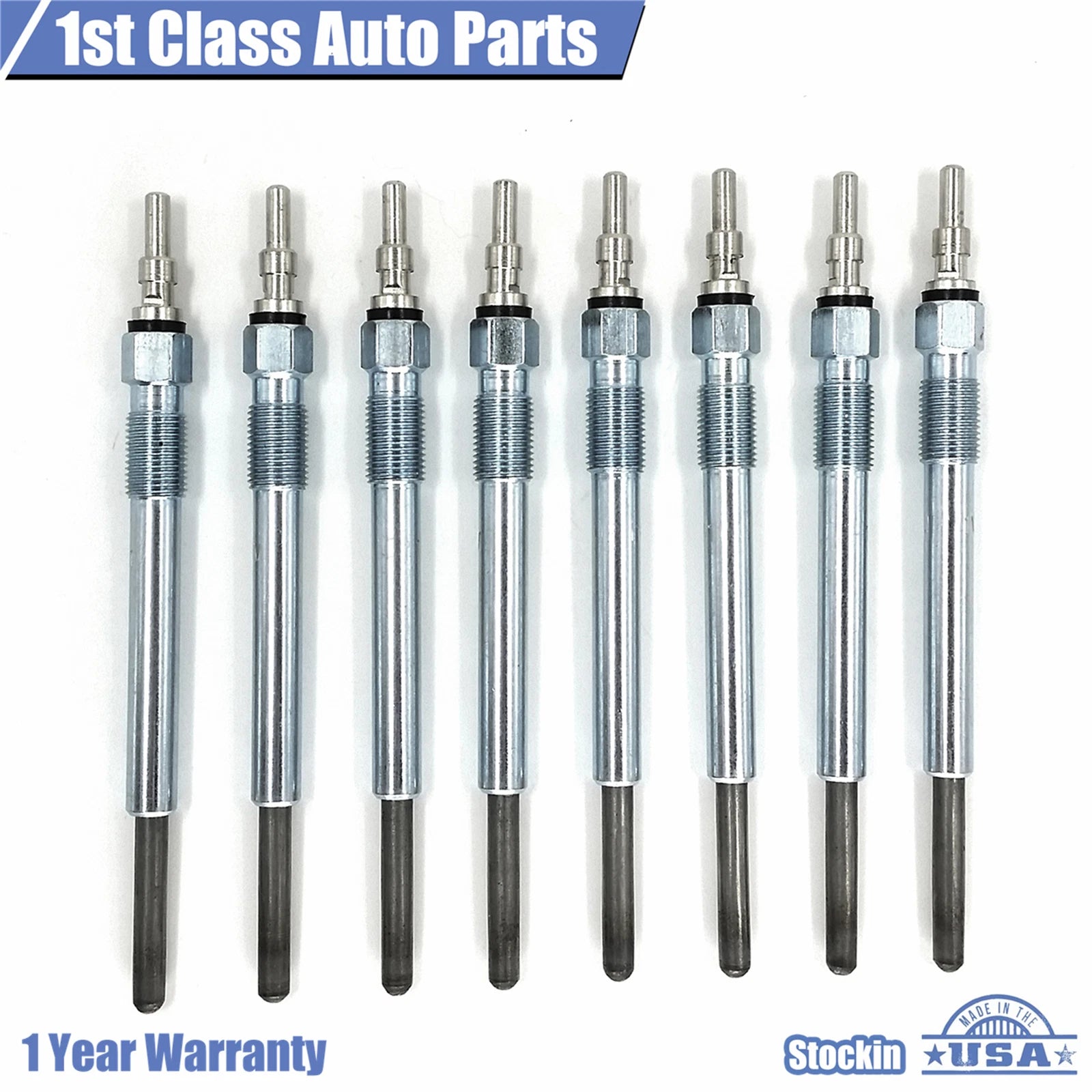 8x Glow Plugs for Ford Excursion (1995-2003)
