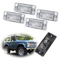 Set of 4 Clear Side Markers for Ford F-100 F-250 F-350 (1970–1972)