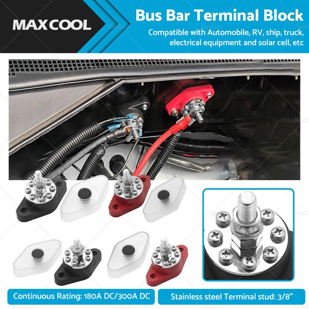 Bus Bar Terminal Block Power Stud for Battery Junction Post M10