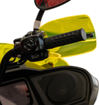 Klock Werks Flare Handguards for Harley-Davidson (Cable Clutch, Yellow Ice)