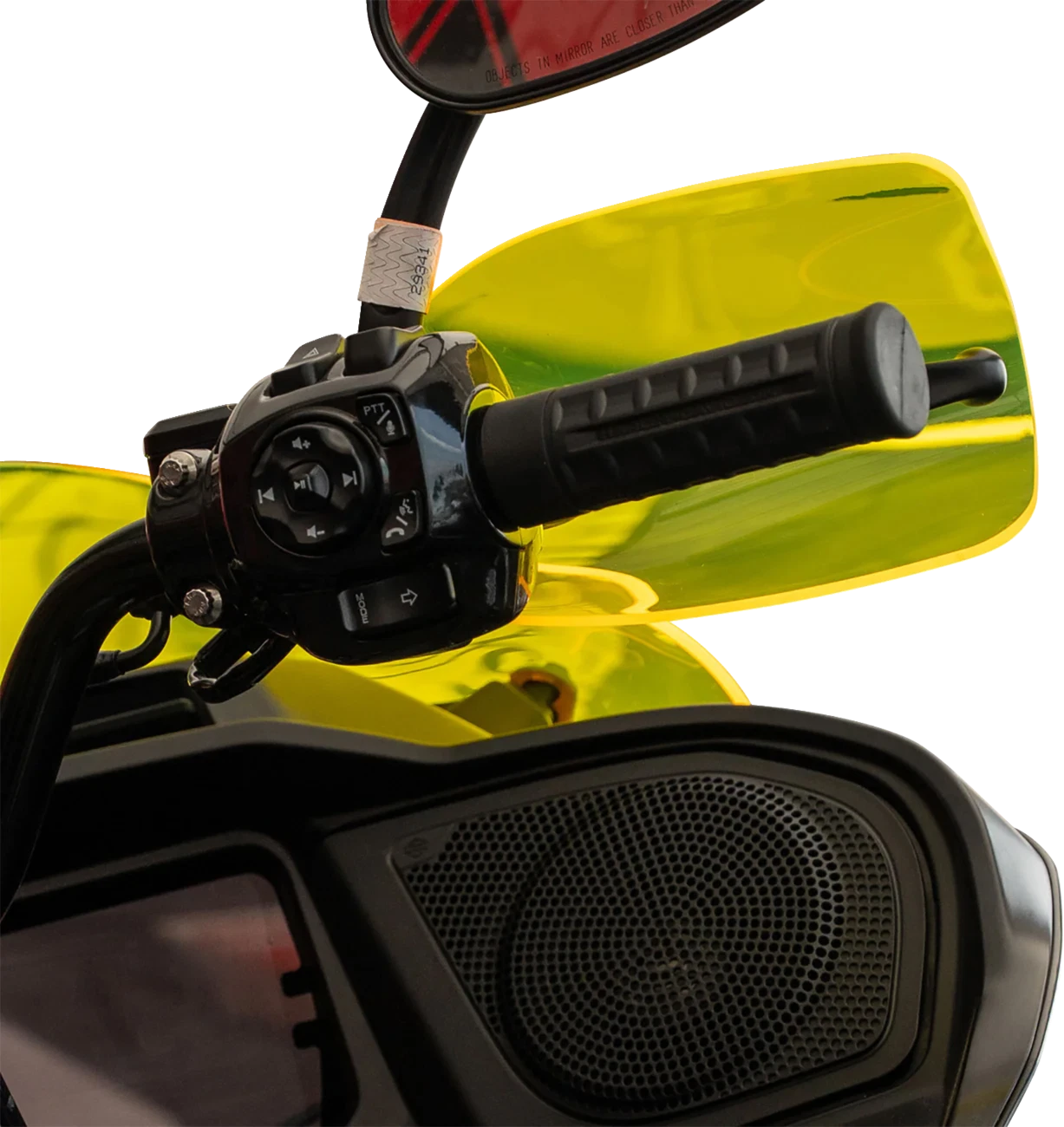Klock Werks Flare Handguards for Harley-Davidson (Cable Clutch, Yellow Ice)