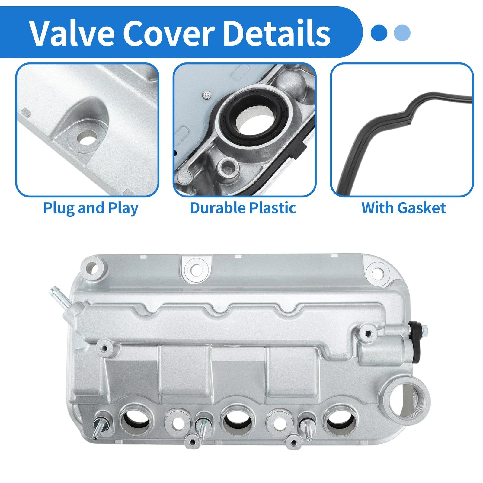 Engine Valve Cover for Honda Accord 3.5L V6 (2008–2012) 12310R70A00 12320R70A00
