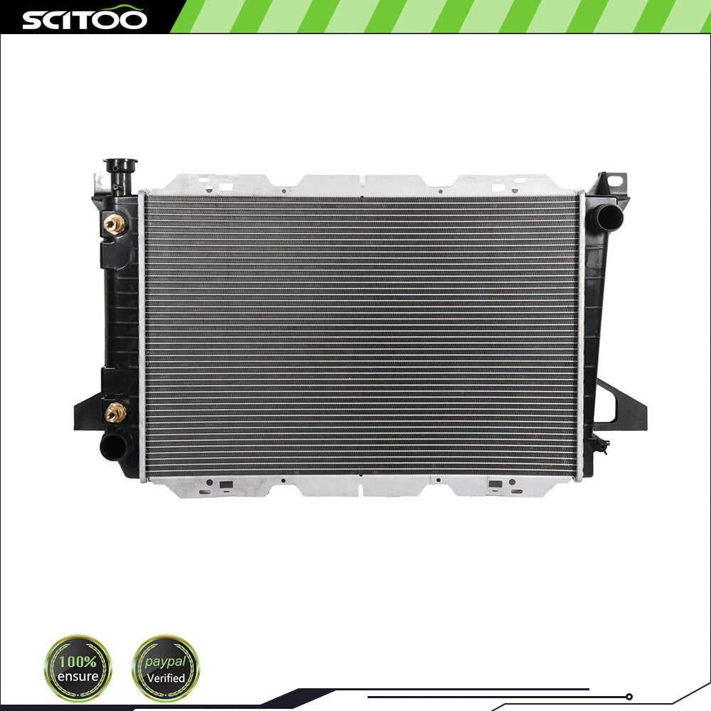 Aluminum Radiator for Ford F-150 F-250 (1985–1996) 5.0L 5.8L Manual Trans.