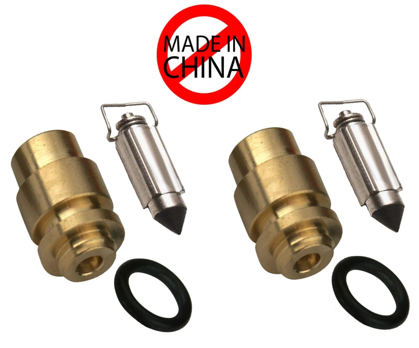 Set of 2 Mikuni Dual Carb Needle Valve & Seat Kit for SeaDoo 717 720 787 800