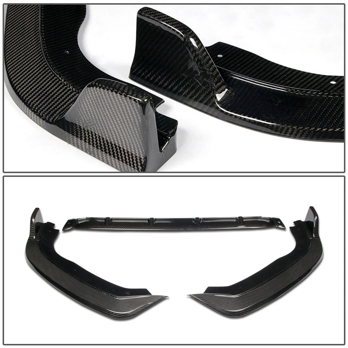 Carbon Fiber Front Bumper Lip for Honda Fit (2018–2021)
