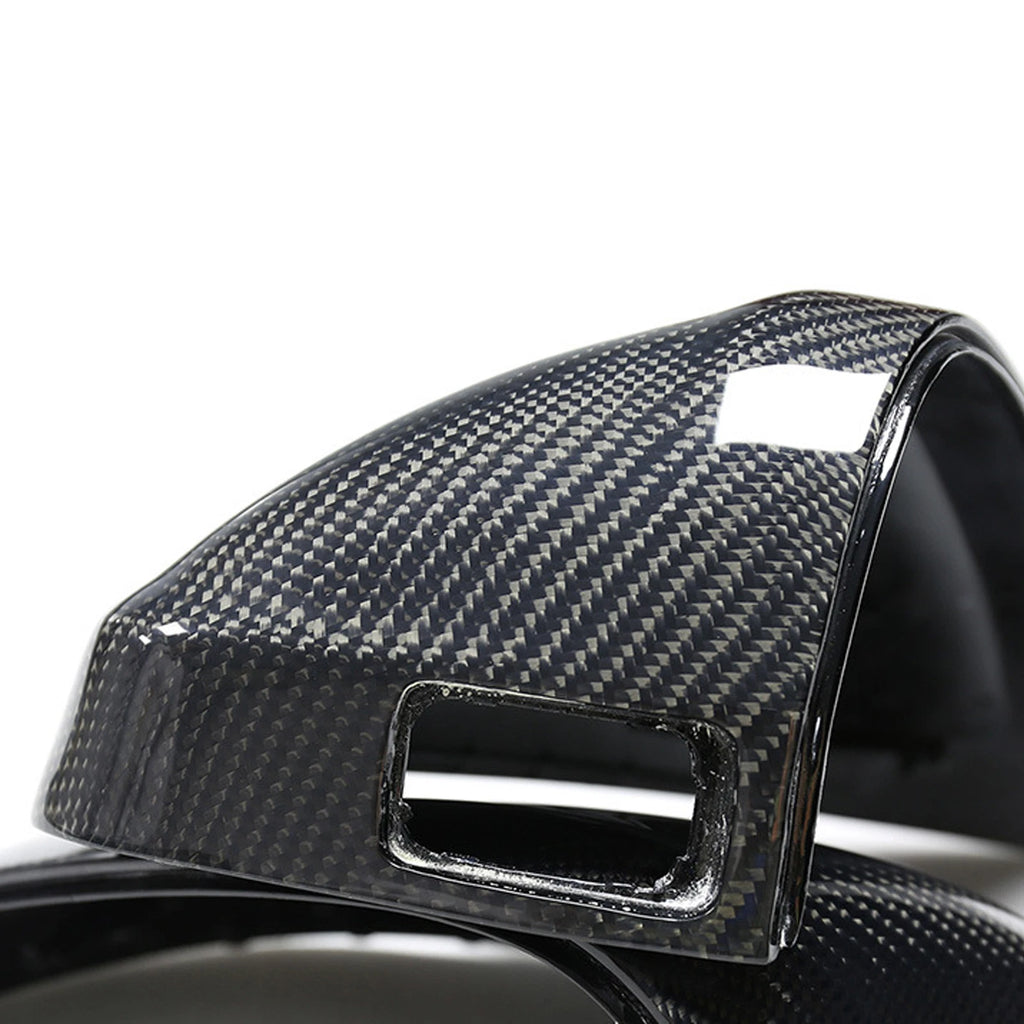 Dry Carbon Fiber Mirror Cover Cap for Audi A4 B9, A5, S5, RS5 (2017–2023)