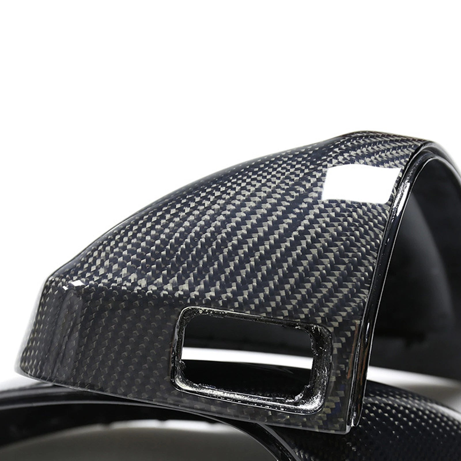 Dry Carbon Fiber Mirror Cover Cap for Audi A4 B9, A5, S5, RS5 (2017–2023)