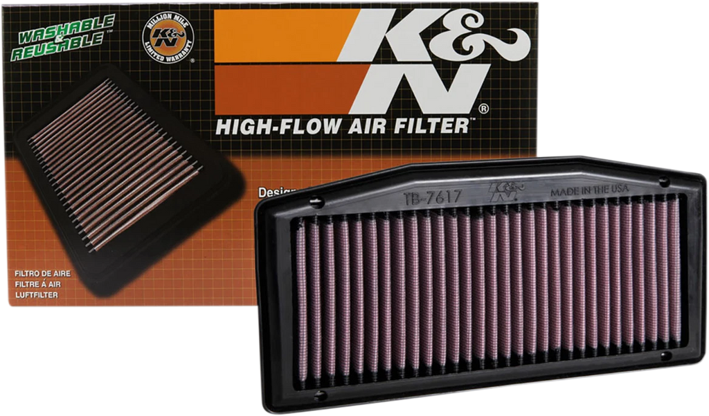 K&N Air Filter for Triumph TB-7617 (OE Replacement)