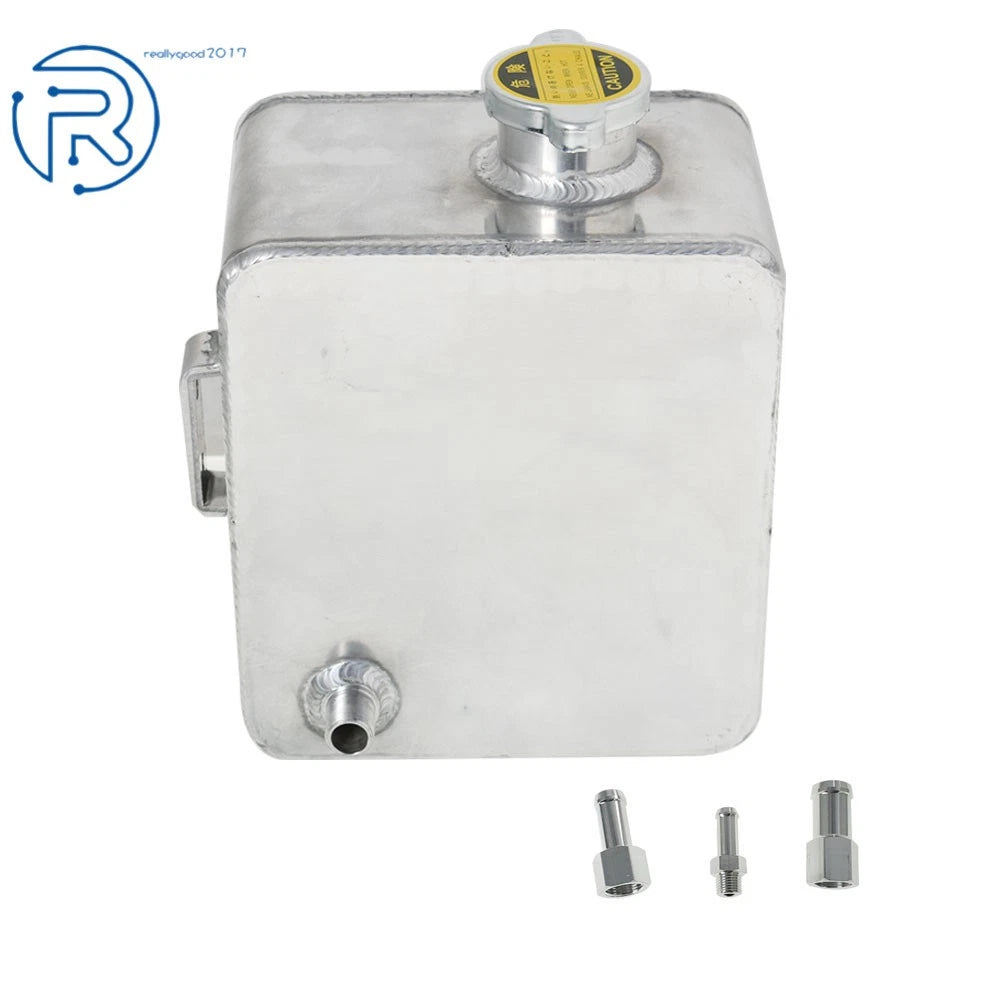 2.5L Aluminum Coolant Radiator Overflow Tank for Universal Vehicles