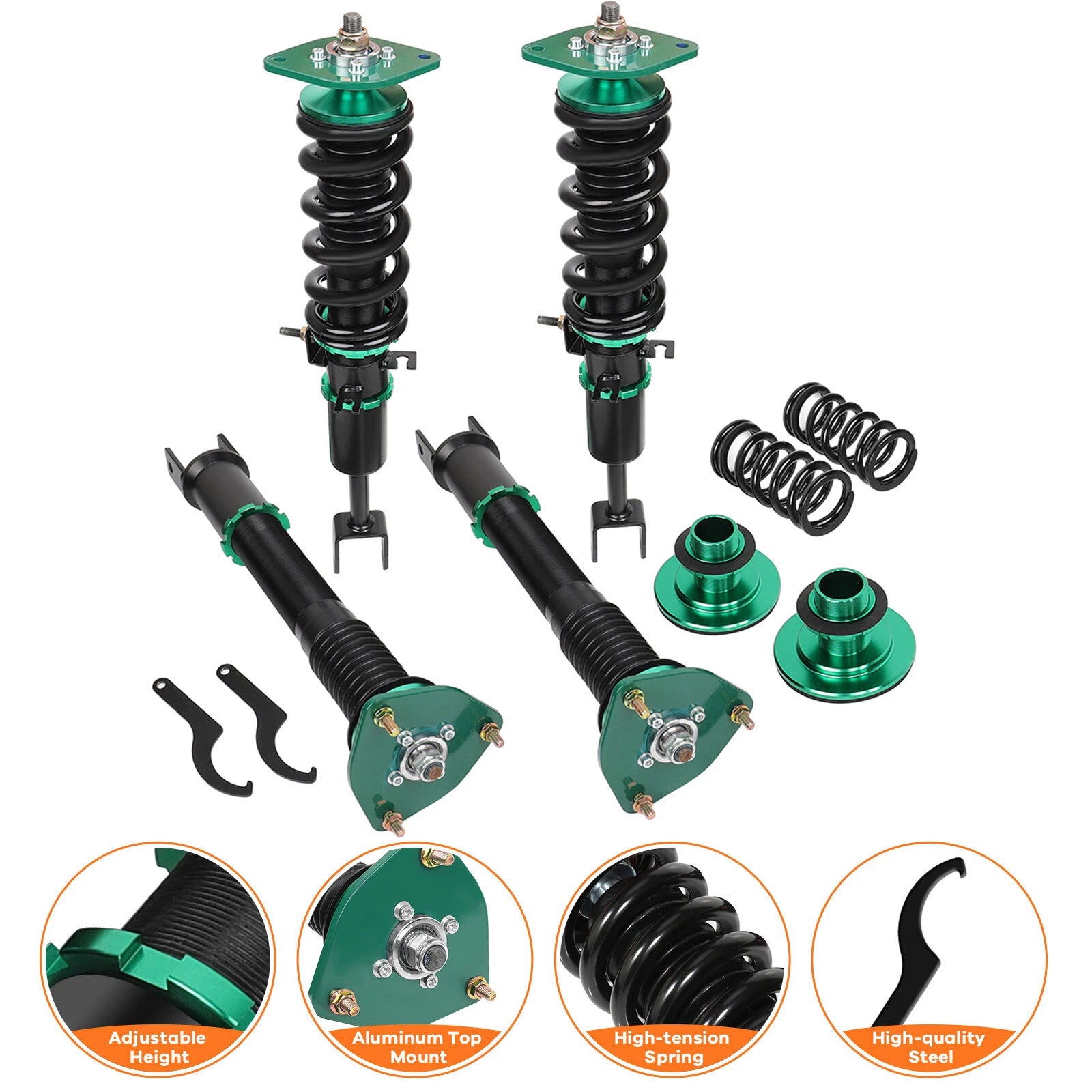 Coilovers for Nissan 350Z (2003–2008) Adjustable Height Suspension