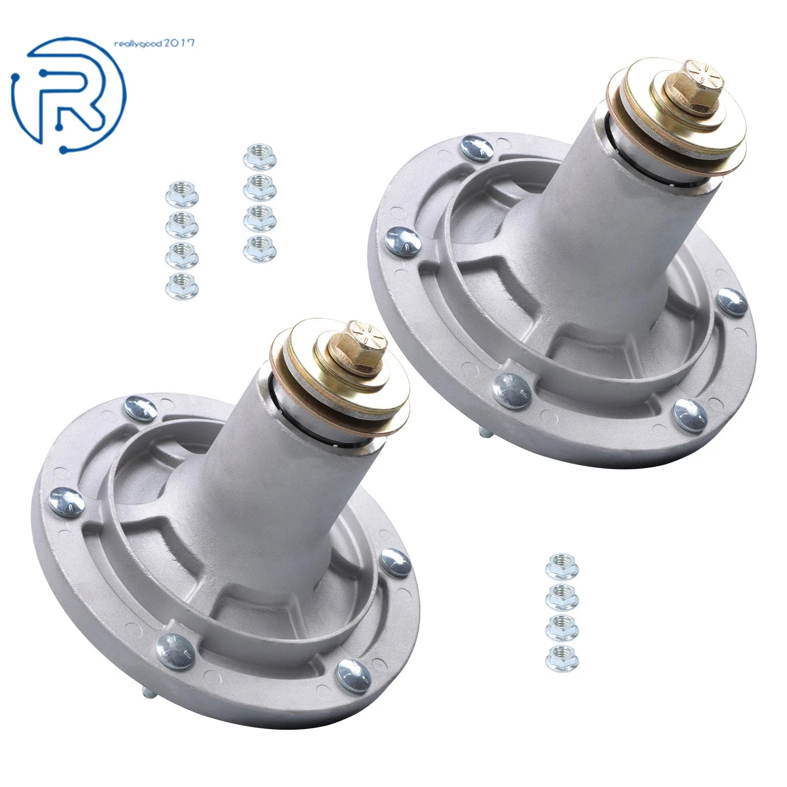 Set of 2 Spindles for Grasshopper 9852 9861 (Lawn Mower)