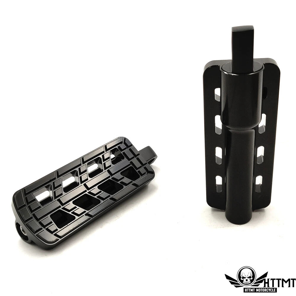 Dominator Black Highway Footpeg Mount for Harley Dyna FXD FXDL (1991–2016)