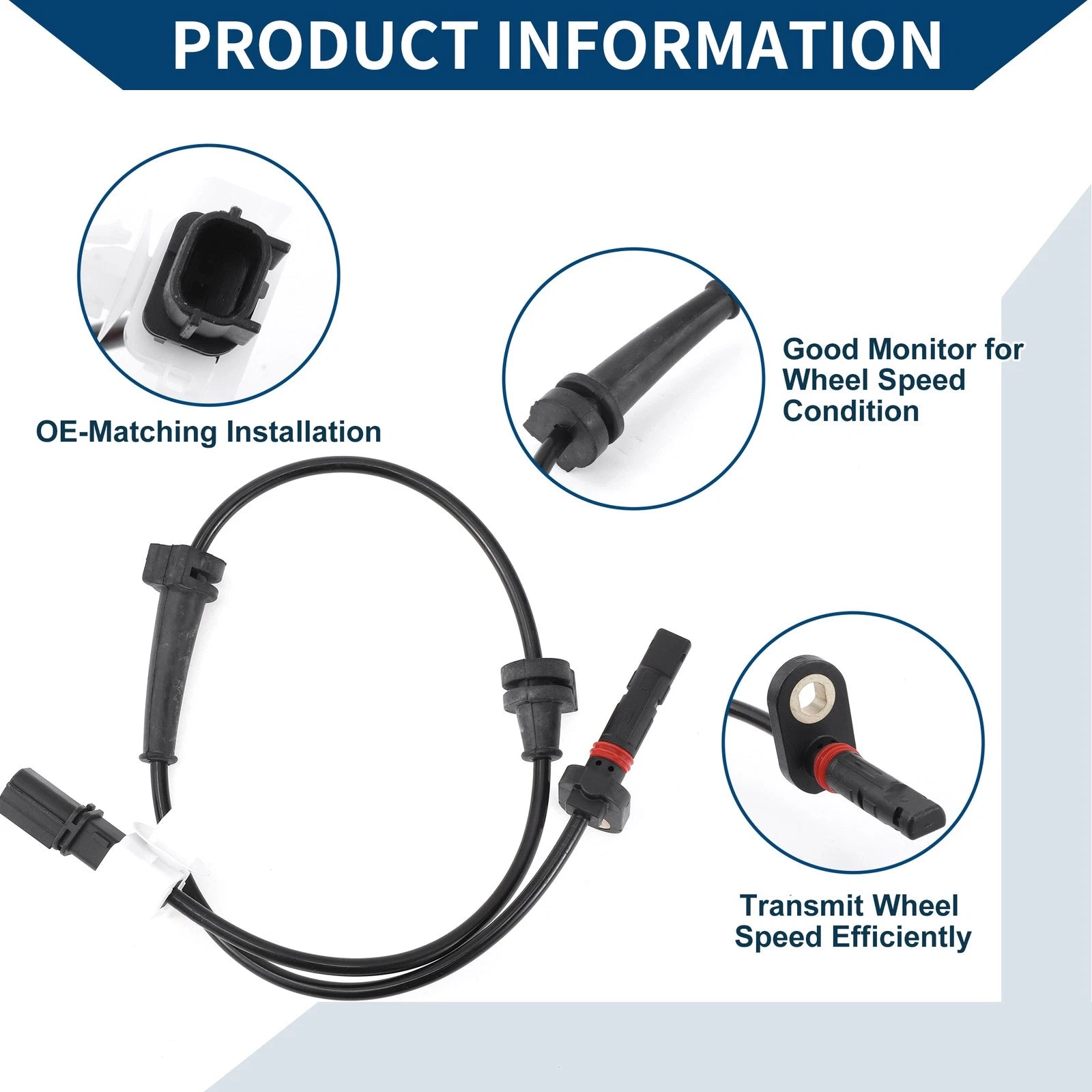 ABS Wheel Speed Sensor No. 57475TL1G01 for Honda Accord (2008–2012)