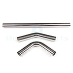3" (76mm) 45 & 90 Degree Bend T-304 Stainless Steel Exhaust Tube Pipe